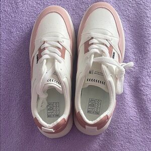 Fashion White and Pink Espadrilles